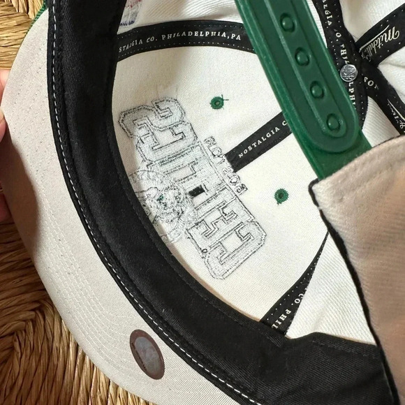 Boston Celtics Mitchell & Ness Hat Hardwood Classics Snapback White Green NBA - Picture 6 of 6